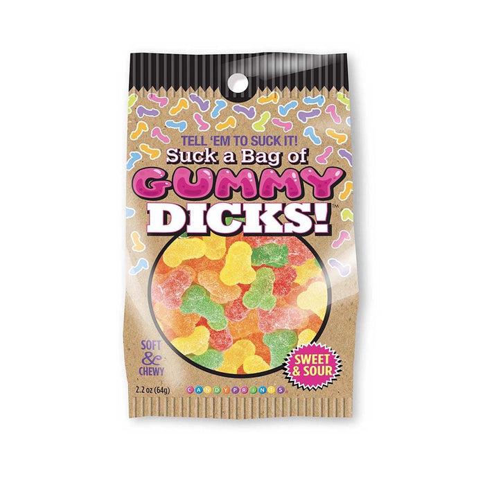 Suck A Bag Of Gummy Dicks 2.2 Oz. Bag - SexToy.com