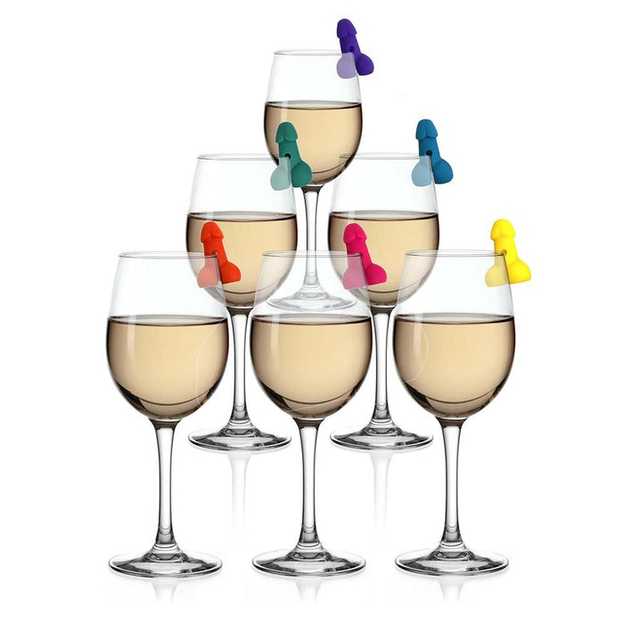 Super Fun Penis Drink Markers 6 - piece Set - SexToy.com