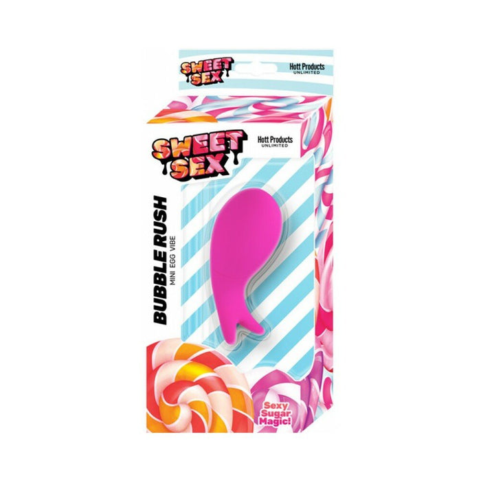 Sweet Sex Bubble Rush Mini Egg Vibe - Magenta - SexToy.com