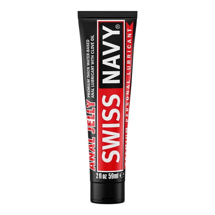 Swiss Navy Anal Jelly Premium Water Based Lubricant With Clove Oil 2 Oz. - SexToy.com