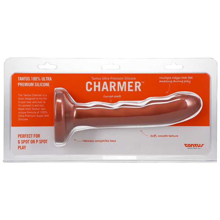 Tantus Charmer 8 In. G - spot Dildo Firm Copper - SexToy.com