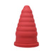 Tantus Cone Ripple - True Blood Red - SexToy.com