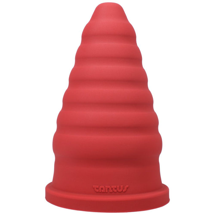 Tantus Cone Ripple - True Blood Red - SexToy.com