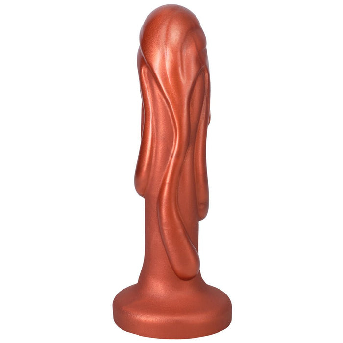 Tantus Magma 7 In. Fantasy Dildo Medium - firm Copper - SexToy.com