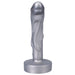 Tantus Mini Magma 5 In. Fantasy Dildo Firm Silver - SexToy.com