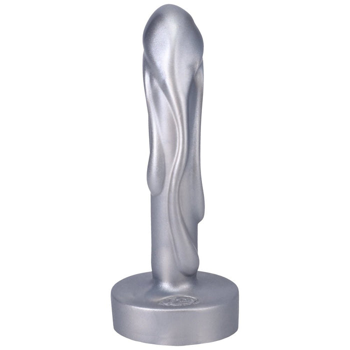 Tantus Mini Magma 5 In. Fantasy Dildo Firm Silver - SexToy.com