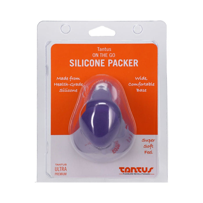 Tantus On The Go Silicone Packer Amethyst (clamshell) - SexToy.com