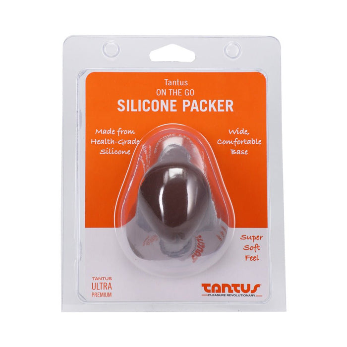 Tantus On The Go Silicone Packer Espresso (clamshell) - SexToy.com