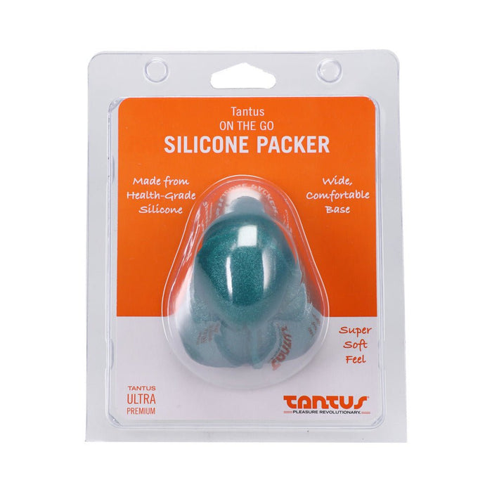 Tantus On The Go Silicone Packer Super Soft Emerald - SexToy.com