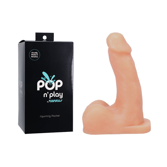 Tantus Pop 'n' Play Squirting Packer Cream - SexToy.com