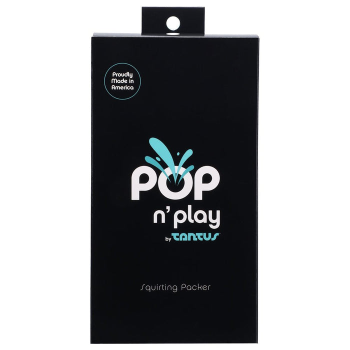 Tantus Pop N' Play Squirting Packer Espresso - SexToy.com