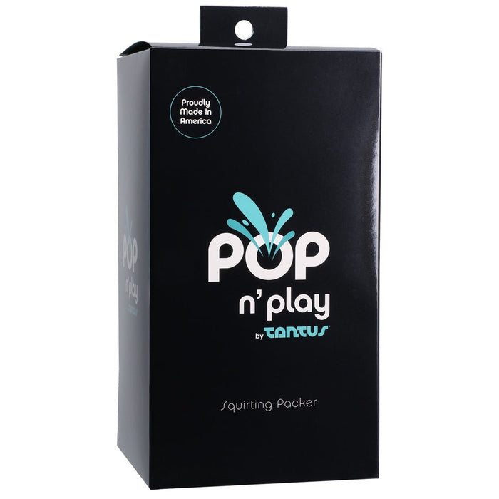 Tantus Pop 'n' Play Squirting Packer Honey - SexToy.com