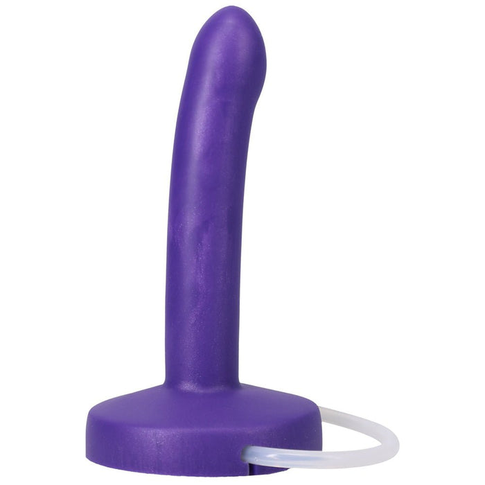 Tantus Pop Slim Squirting Dildo Indiglow - SexToy.com