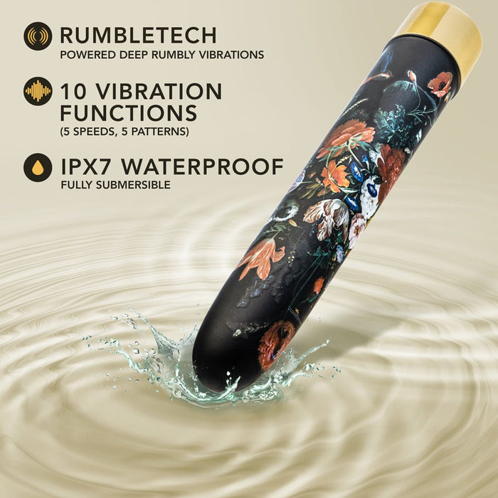 The Collection Bountiful Limited Edition Rechargeable 7 In. Vibrator Flora - SexToy.com