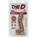 THE D RAGIN' D 7.5 W/BALLS CARAMEL TAN DILDO - SexToy.com