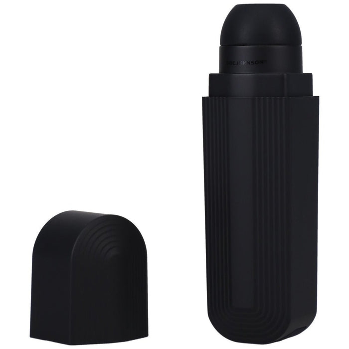 This Product Sucks Rechargeable Silicone Lipstick Sucking Clitoral Stimulator Black - SexToy.com