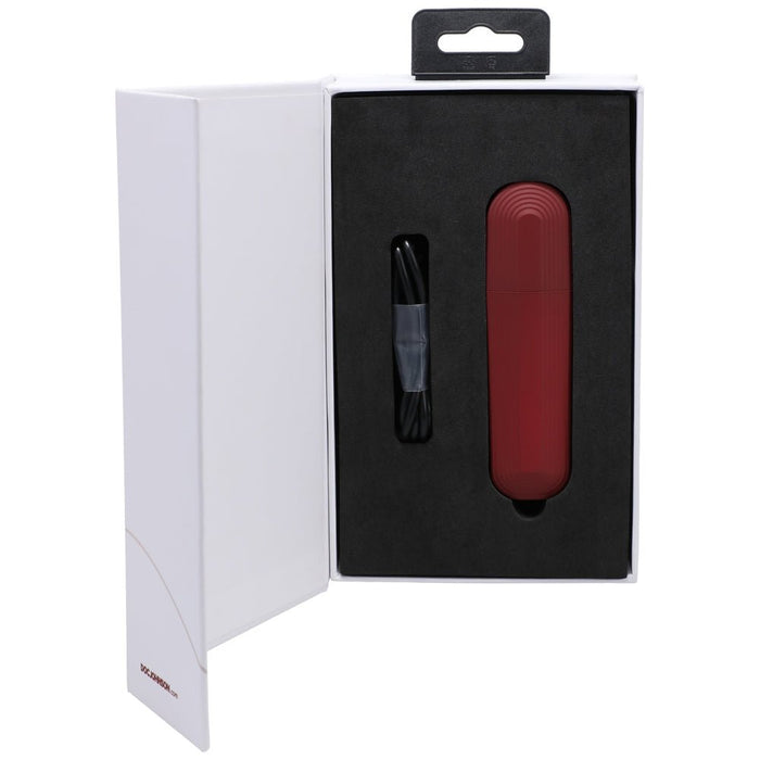 This Product Sucks Rechargeable Silicone Lipstick Sucking Clitoral Stimulator Red - SexToy.com