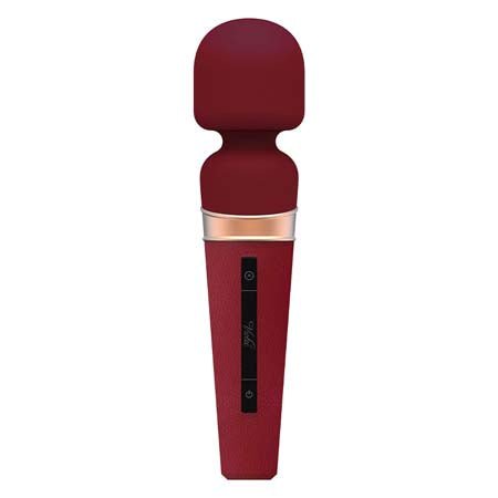 Titan Touch Panel Wand Massager Red Wine - SexToy.com