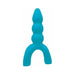 Tongue Star Thrill Seeker Tongue Vibe With Pleasure Ribs Blue - SexToy.com