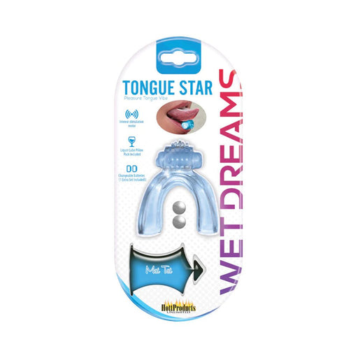 Tongue Star Tongue Vibe Blue - SexToy.com