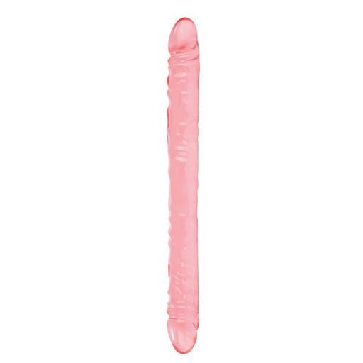 Translucence 18 Veined Double Dong - Pink - SexToy.com