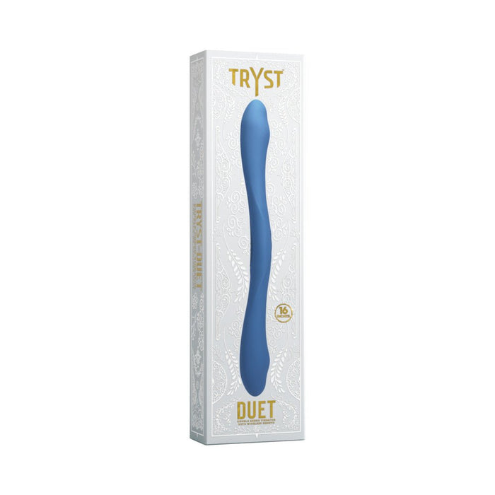 Tryst Duet W/remote - Periwinkle Blue - SexToy.com