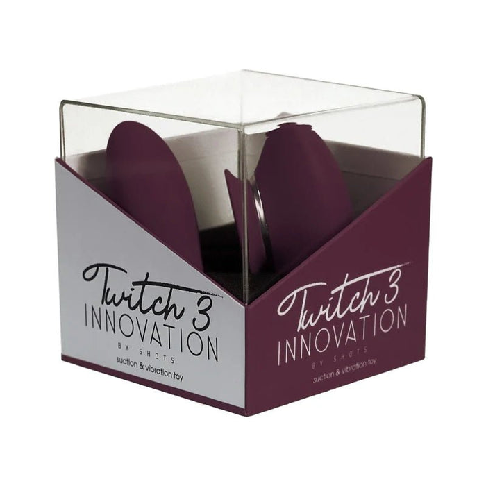 Twitch 3 Silicone Rechargeable Vibrator & Suction - SexToy.com