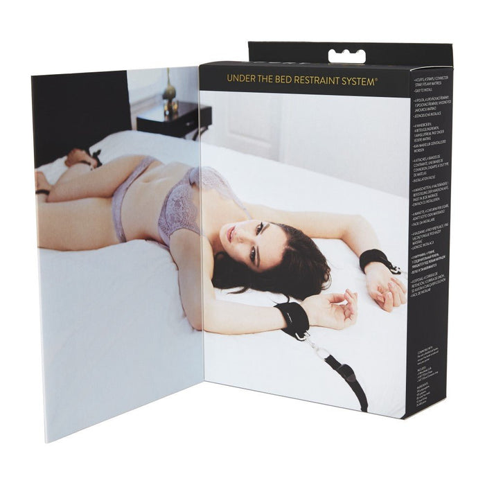 Under The Bed Restraint System Black - SexToy.com