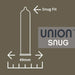 Union Snug Latex Condoms 12 - pack - SexToy.com