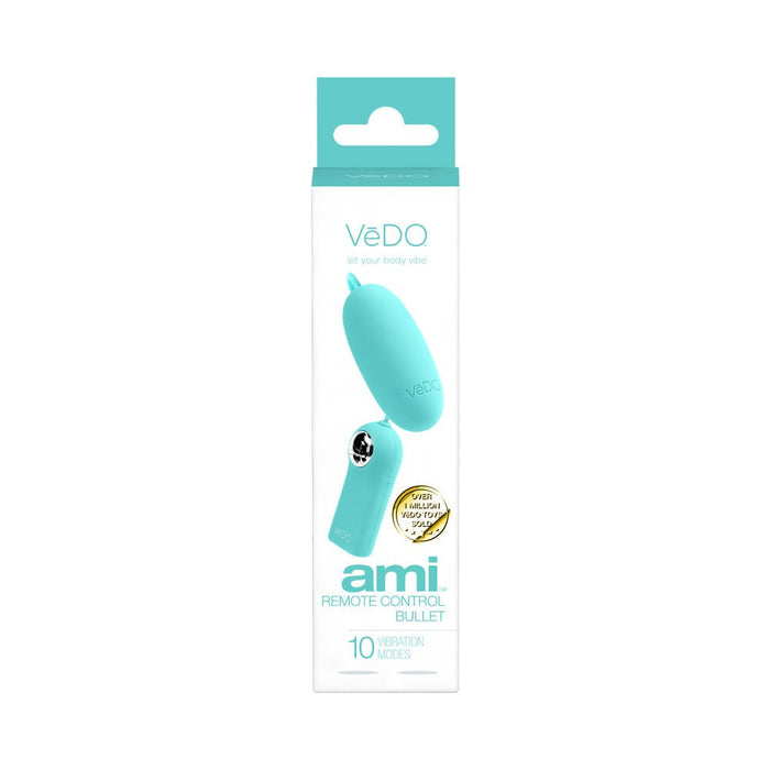 VeDO AMI Remote Control Bullet - Tease Me Turquoise - SexToy.com