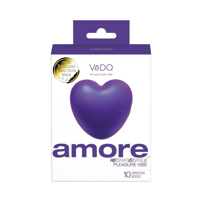 Vedo Amore Rechargeable Pleasure Vibe Purple - SexToy.com