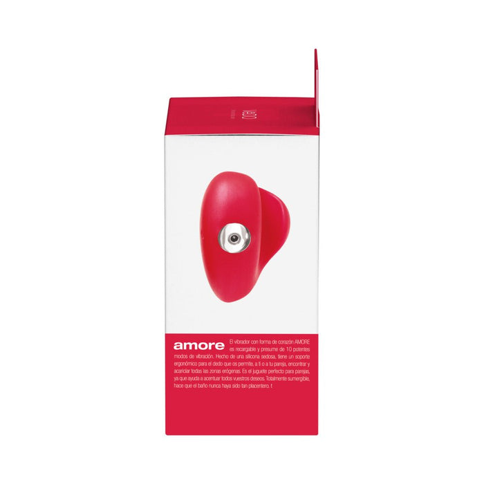 Vedo Amore Rechargeable Pleasure Vibe Red - SexToy.com