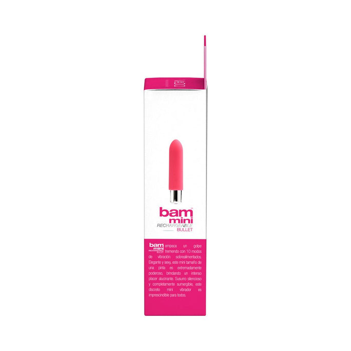 VeDO Bam Mini Rechargeable Bullet Vibe - Foxy Pink - SexToy.com