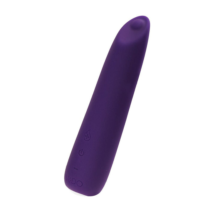 Vedo Boom Rechargeable Warming Silicone Slimline Vibrator Purple - SexToy.com