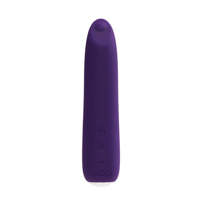 Vedo Boom Rechargeable Warming Silicone Slimline Vibrator Purple - SexToy.com