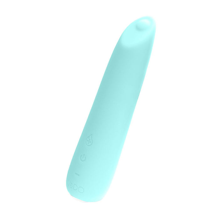 Vedo Boom Rechargeable Warming Silicone Slimline Vibrator Turquoise - SexToy.com