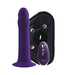 Vedo Diki Rechargeable Vibrating Dildo With Harness Deep Purple - SexToy.com