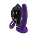 Vedo Diki Rechargeable Vibrating Dildo With Harness Deep Purple - SexToy.com