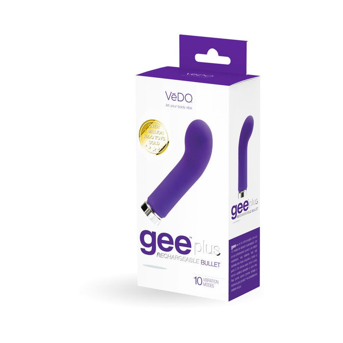 VeDO Gee Plus Rechargeable Vibe - Into You Indigo - SexToy.com