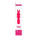 Vedo Hopper Bunny Rechargeable Silicone Mini Wand Vibrator Pink - SexToy.com