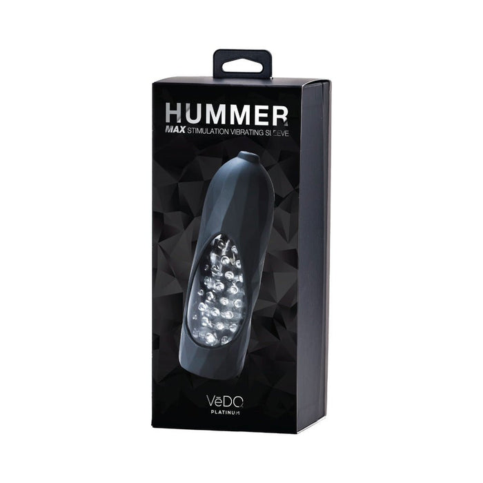 Vedo Hummer 2.0 Rechargeable Vibrating Sleeve Black Pearl - SexToy.com