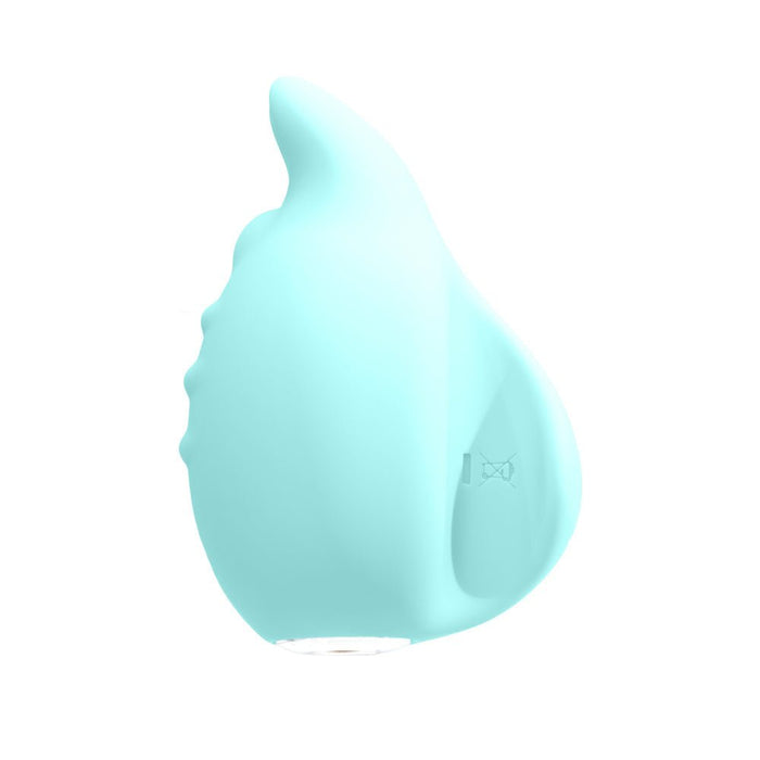 Vedo Huni Rechargeable Finger Vibe Tease Me Turquoise - SexToy.com