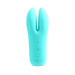 Vedo Kitti Rechargeable Dual Vibe Tease Me Turquoise - SexToy.com