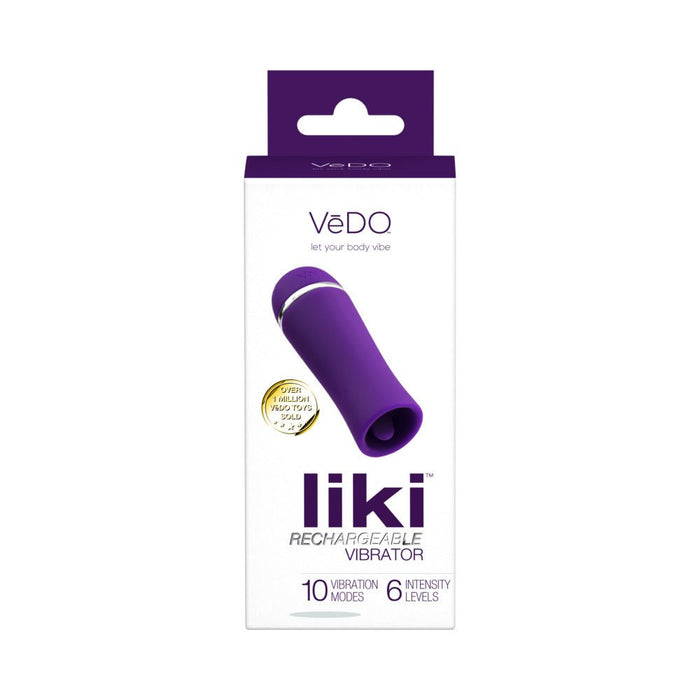 Vedo Liki Rechargeable Flicker Deep Purple - SexToy.com