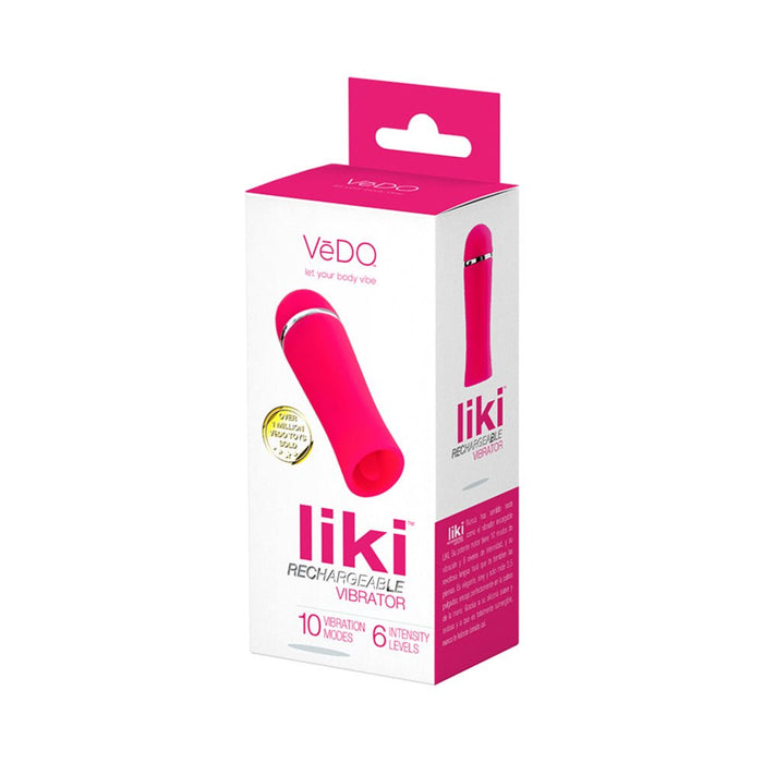 Vedo Liki Rechargeable Flicker Foxy Pink - SexToy.com