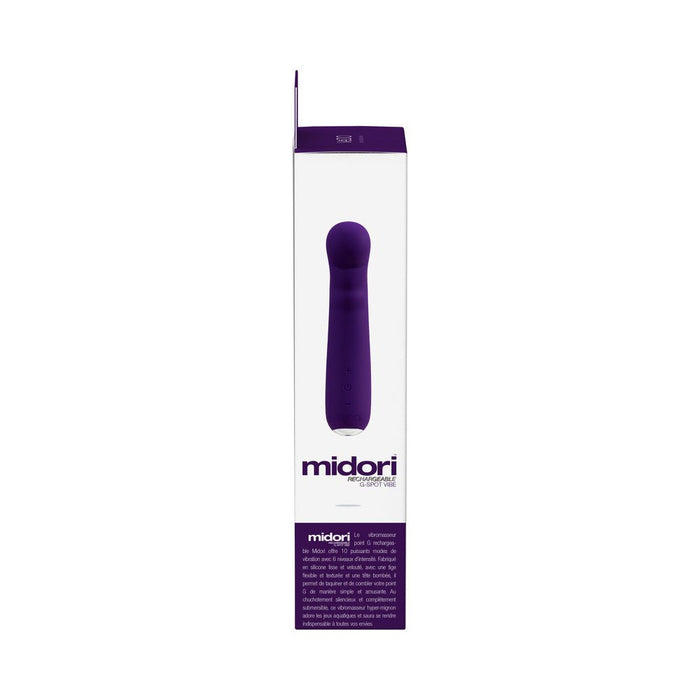 Vedo Midori Rechargeable G - spot Vibe Deep Purple - SexToy.com