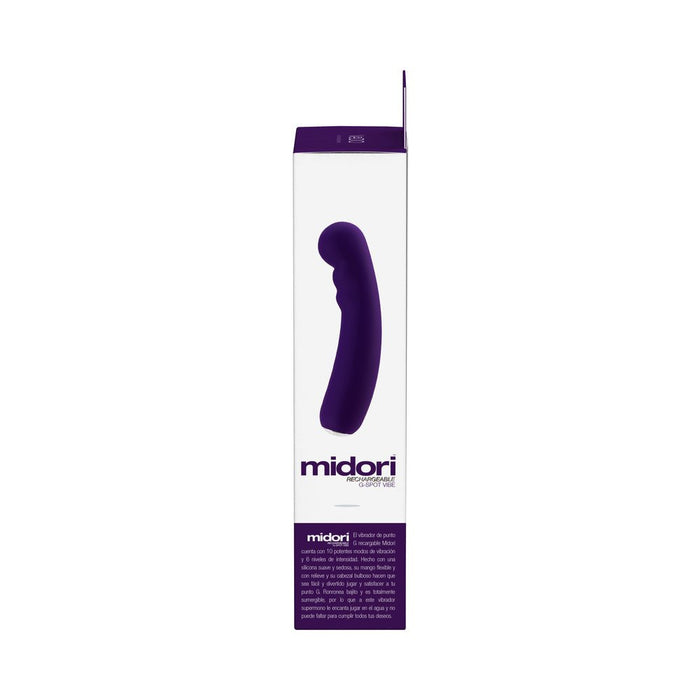 Vedo Midori Rechargeable G - spot Vibe Deep Purple - SexToy.com