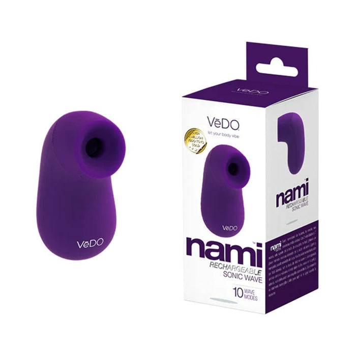 Vedo Nami Rechargeable Sonic Vibe Deep Purple - SexToy.com