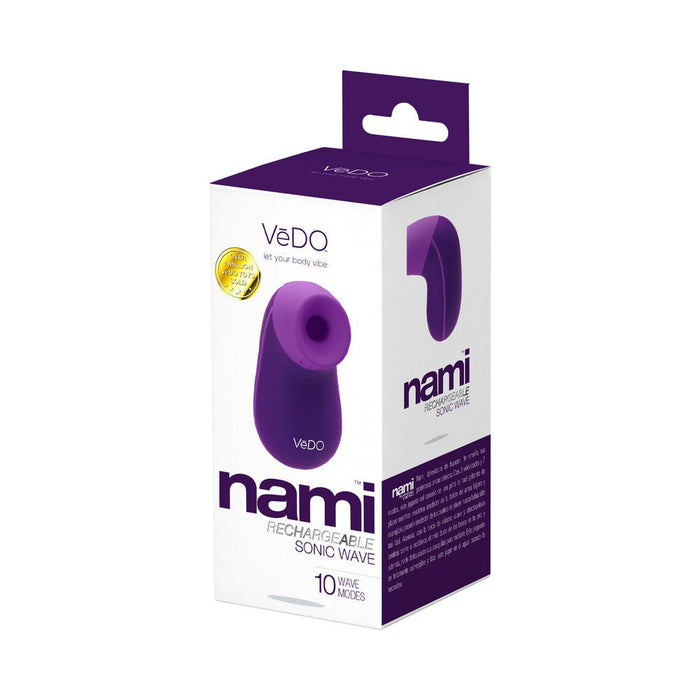 Vedo Nami Rechargeable Sonic Vibe Deep Purple - SexToy.com