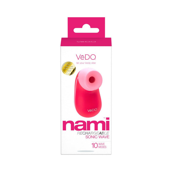 Vedo Nami Rechargeable Sonic Vibe Foxy Pink - SexToy.com